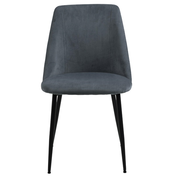 Krzesło Ines szare sztruks - ACTONA